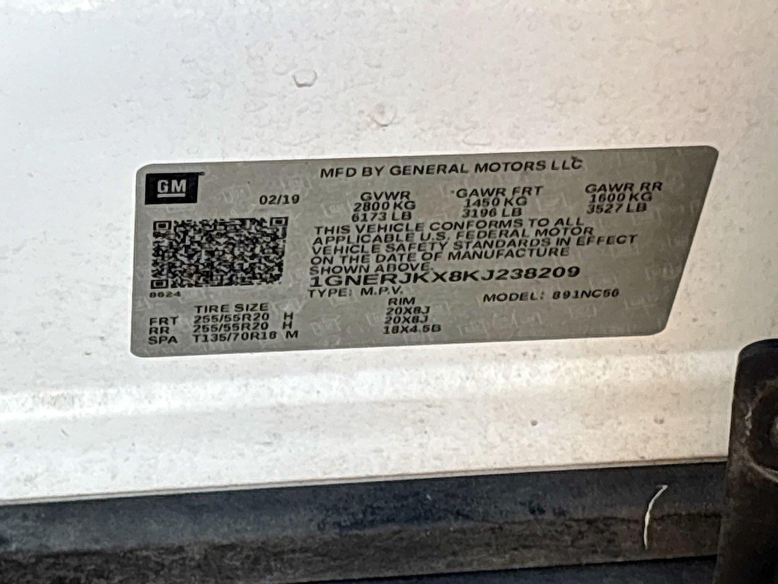 2019 Chevrolet Traverse RS
