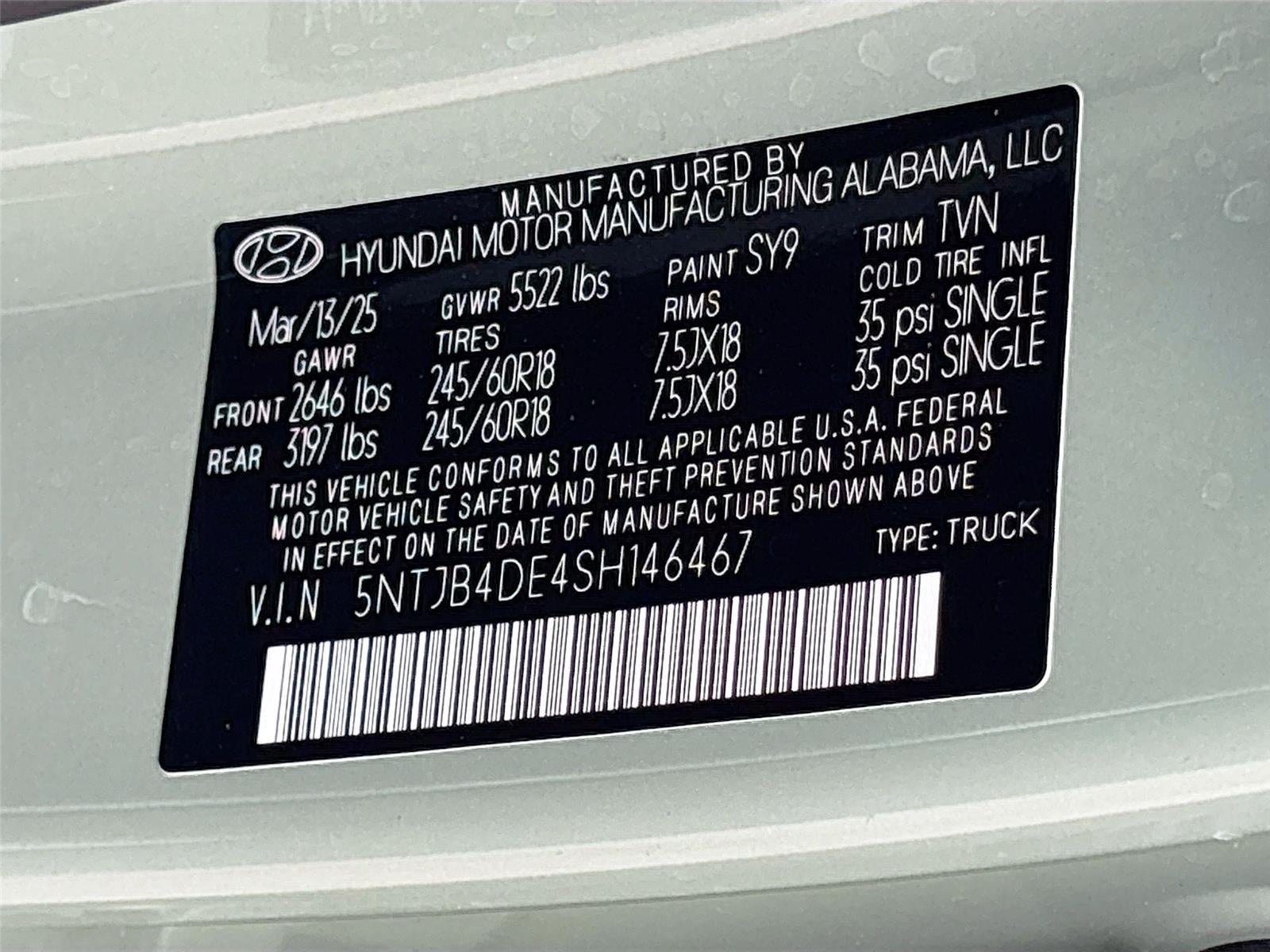 2025 Hyundai Santa Cruz SEL