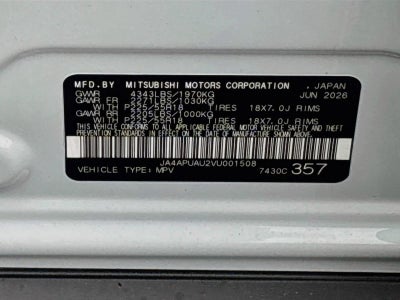 2027 Mitsubishi Outlander Sport LE