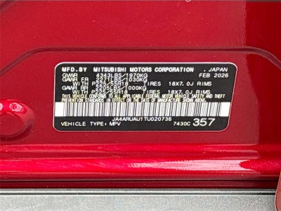 2026 Mitsubishi Outlander Sport ES