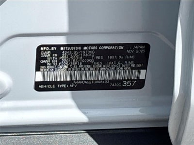 2026 Mitsubishi Outlander Sport ES