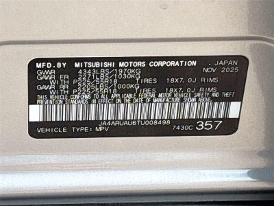 2026 Mitsubishi Outlander Sport ES