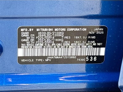 2026 Mitsubishi Eclipse Cross SE