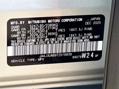 2026 Mitsubishi Outlander ES