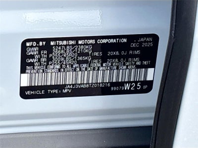 2026 Mitsubishi Outlander SE