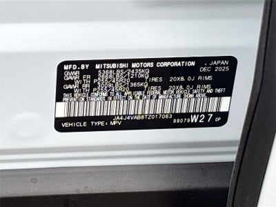 2026 Mitsubishi Outlander SE