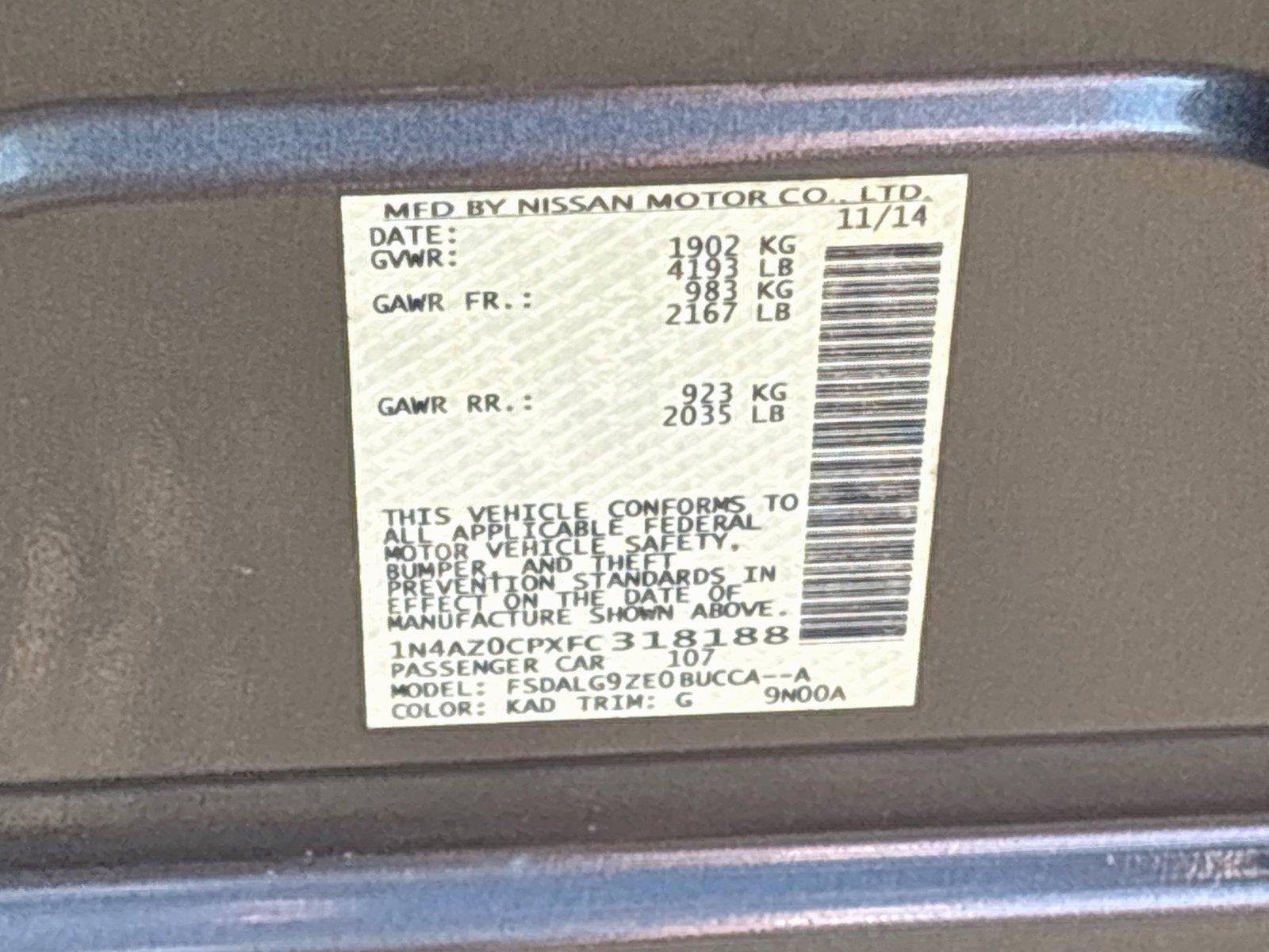 2015 Nissan LEAF SL