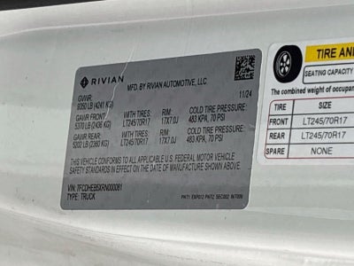 2024 RIVIAN RCV 500 Base