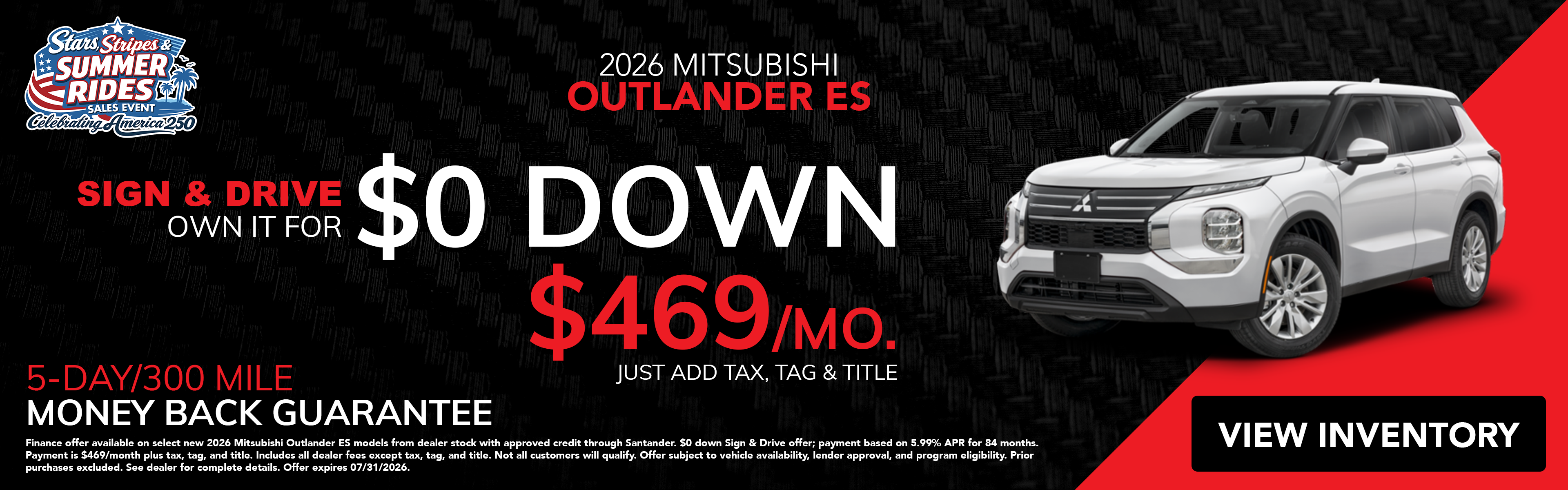 2026 Mitsubishi Outlander ES