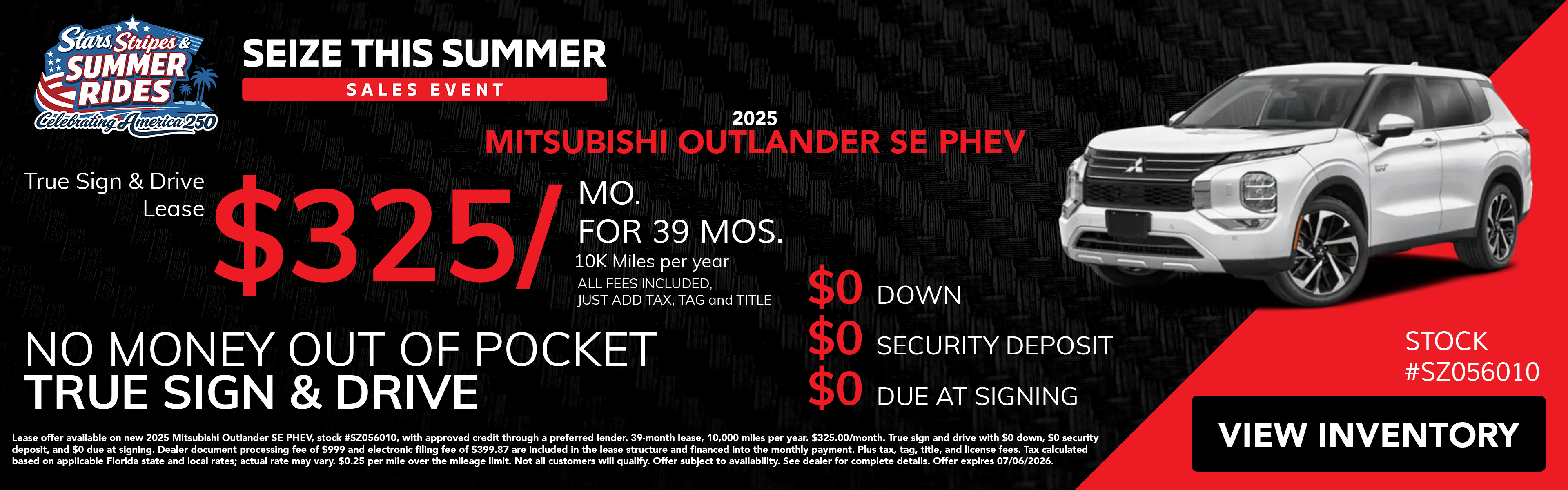 All 2025 Mitsubishi Outlander PHEV SE