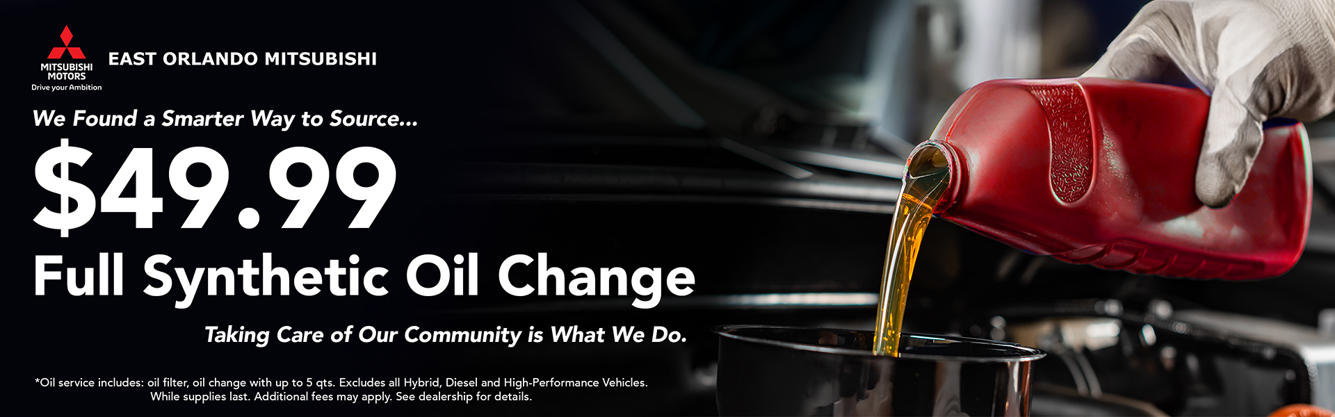 East Orlando Mitsubishi Full Synthetic Oil Change